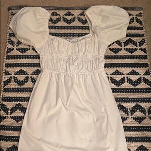 Princess Polly White Puff Sleeve Dress